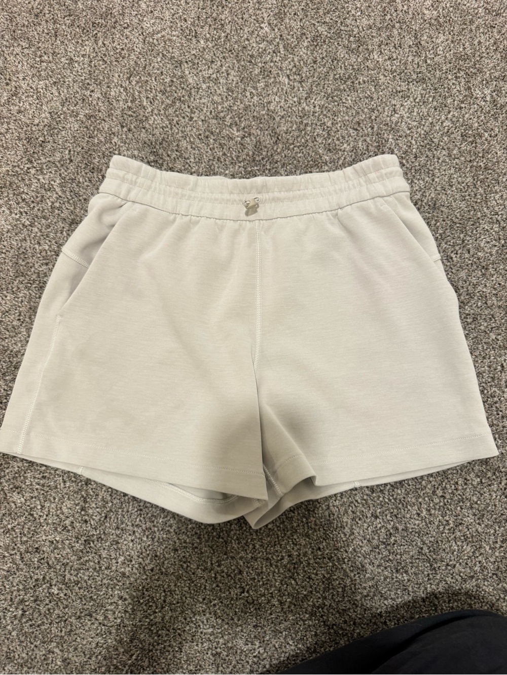 lululemon athletica Cream Athletic Drawstring Shorts